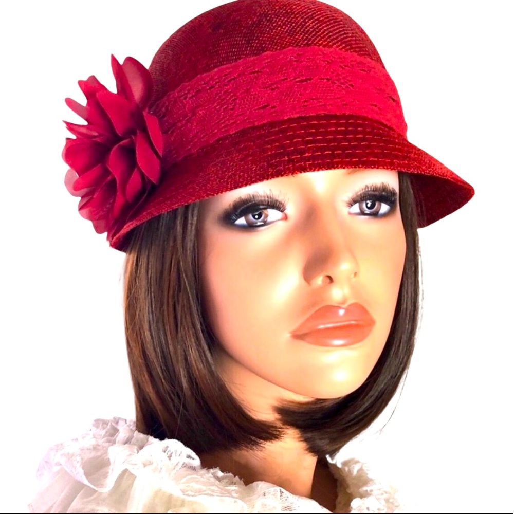 Red Hat with Flower by Angela & William
